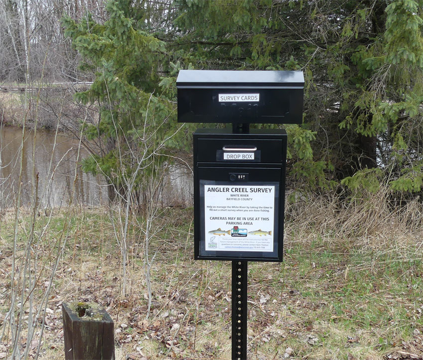 Angler Creel Survey Box